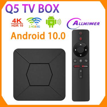 Imagem de IATV-Q5 Caixa de TV Android 10.0  Set Top Box Inteligente  IP TVAllwinner  H313  BT5.0  4K  HD