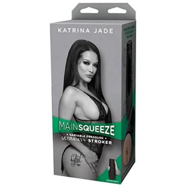 Imagem de Doc Johnson Aperto principal - Katrina Jade - Placa de aperto para uma pressão precisa - Tampa de torção para controlar a sucção - Stroker premium discreto - Masturbador masculino, vagina, baunilha (5200-21-AM)