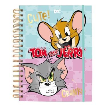 Imagem de DAC - Caderno Smart Colegial (pequeno) com 80 Folhas Reposicionáveis (90g) Tom&Jerry - Fechamento em Elástico