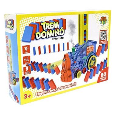 Imagem de Trem Dominó Divertido 80 Peças, DM Toys