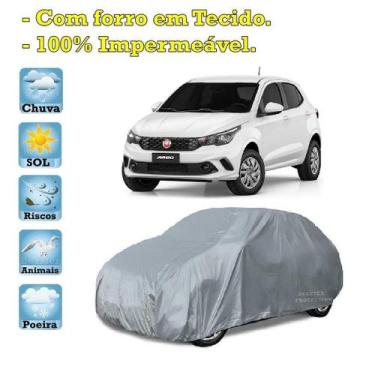 Imagem de Capa com forro cobrir carro Fiat Argo 100% Impermeável Proteção Bezzte