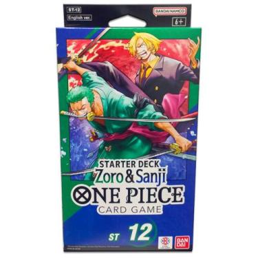 Imagem de Starter Deck One Piece Card Game Zoro E Sanji ST12 Baralho - BANDAI
