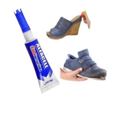 Imagem de cola sapato sandália instantânea madeira metal cola tudo - alfacell