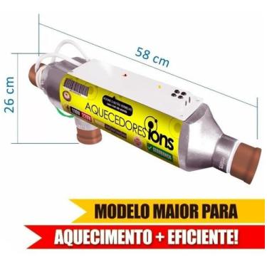 Imagem de Bomba De Calor Aquecedor De Piscinas Até 60 Mil Litros - IONS
