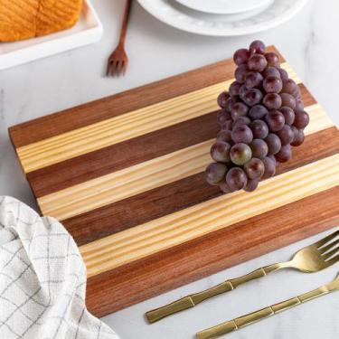 Imagem de Tábua de Corte para Cozinha Preparo de Comida Alimentos 30cm - Moveis 