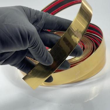 Imagem de Fita Plástica Metalizada De Pvc 20mm C Autocolante com 10Metros - Full