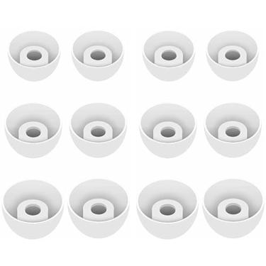 Imagem de Pontas auriculares de substituição para tampões auriculares compatíveis com fones de ouvido JBL Vibe 200TWS, substituição de pontas auriculares de silicone JNSA para JBL Vibe 200TWS, P/M/G 6 pares,