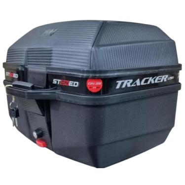 Imagem de Bau Bauleto Tracker Stoned 35l Bagageiro Moto + Base E Chave