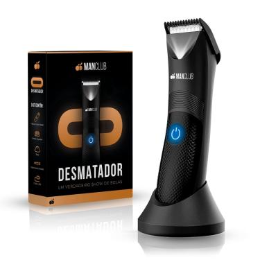 Imagem de MANCLUB® O Desmatador® Aparador Elétrico de Virilha e Pelos Corporais - Lâminas de Cerâmica com Tecnologia Anti-Cortes, À Prova D`água