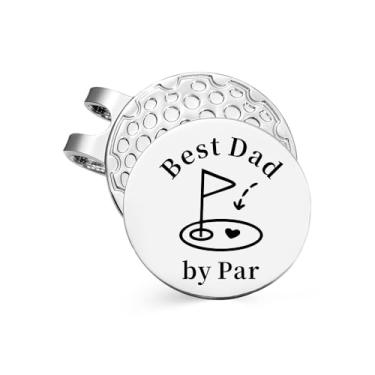 Imagem de Ímã de chapéu marcador de bola de golfe para homens, melhores presentes de pai para homens, pai pai de filha, filho, esposa, pai, utensílios de golfe, coisas para homens, pai, aniversário, Natal, Dia