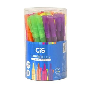 Imagem de Marcador Cis Lumini Lite Neon - Embalagem com 36 Unidades