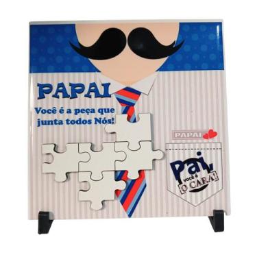 Imagem de Presente Dias dos Pais Azulejo Personalizado Exclusivo - Rei do Pendri