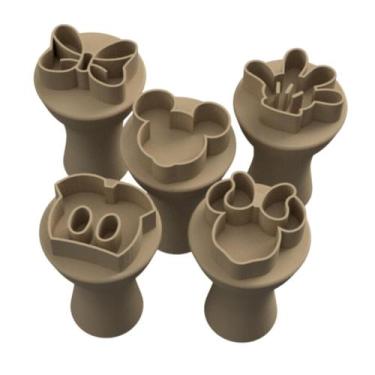 Imagem de 5 Carimbo Brigadeiro Mickey Minnie Disney - Embody 3d