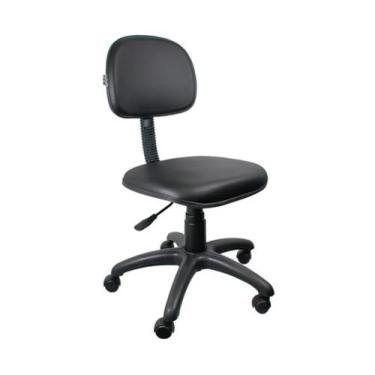 Imagem de Cadeira Secretária Giratória - Dos Anjos - Dos Anjos Móveis, Preto