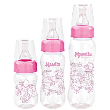 Imagem de KIT MAMADEIRA MAMITA (80ml, 150ml, 240ml) - Bebê Conjunto Presente, Ro