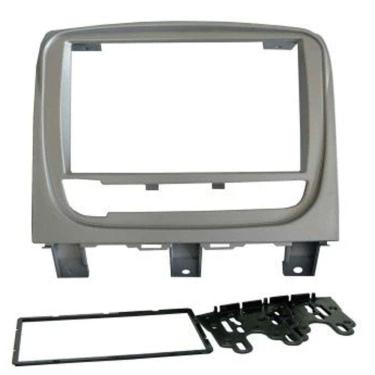 Imagem de Moldura 2 Din Fiat Strada / Palio Weekend Prata