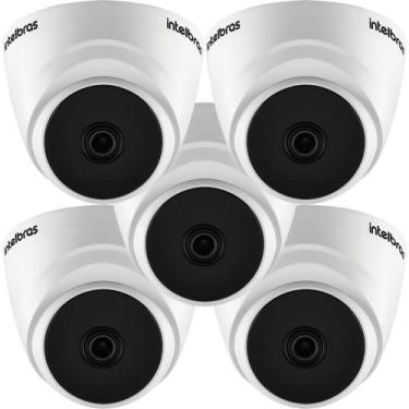 Imagem de Kit 5 Câmeras Multi Hd 1 Megapixel 2.8mm 20m Vhc 1120 D Intelbras
