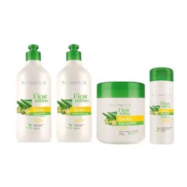 Imagem de Kit Quiabo Hidratação Facinatus Cosméticos Cabelos Secos