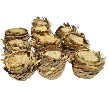 Imagem de Kit c/100 Mini Chapéu Palha Lembrança Festa Junina São João - sm decor