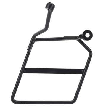 Imagem de Saco Lateral Motocicleta Tronco Suporte de Ferro Lado Esquerdo Sela Saco Bagagem Rack para Macaco 125 2018 a 2024