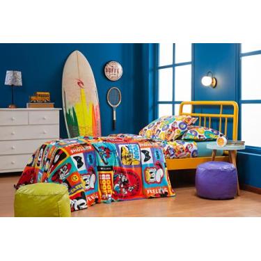 Imagem de Manta Infantil Estampada Disney - Mickey Minnie - Solteiro - ANDREZA E