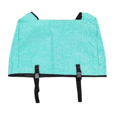 Imagem de UGPLM Saco de armazenamento de capa de vagão dobrável, capa portátil de carrinho de jardim pesado, à prova de poeira para acessório de carrinho de carrinho, Azul Claro