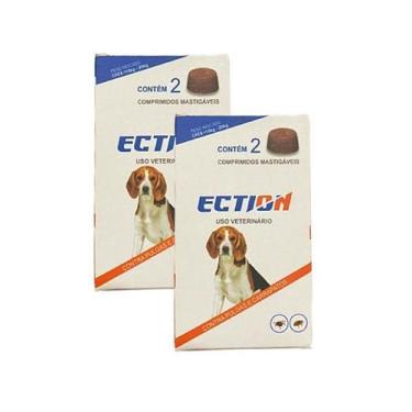 Imagem de ECTION Mastigável Antipulgas e Anticarrapatos 4 Cápsulas para Cães de 