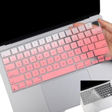 Imagem de Pacote com 2 capas de teclado para MacBook Pro 35.6 cm 40.6 cm M4 M3 M2 M1 Pro/Max 2023-2021 A2442 A2779 A2918 A2992 A2485 A2780 A2991, 2024-20202 3 MacBook Air M. 3 M2 34.5 cm 38.9 cm A2941 A3114