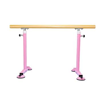 Imagem de Bastão de dança ajustável, barra de balé portátil independente com pé antiderrapante, equipamento de barra de balé única para alongamento de exercícios (cor: branco, tamanho: 1,5 m) (preto 1,5 m