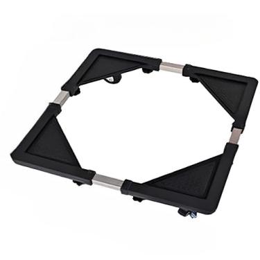 Imagem de Suporte de Geladeira/Maquina de Lavar e Fogão Inox Com Rodinhas