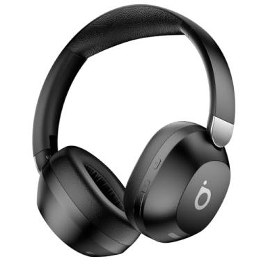 Imagem de Basike Fone de Ouvido Bluetooth 5.4, ANC Cancelamento de Ruído Ativo Headphone com Microfone, Certificação Hi-Pure Audio, 30 horas reprodução, LE15 (Preto)