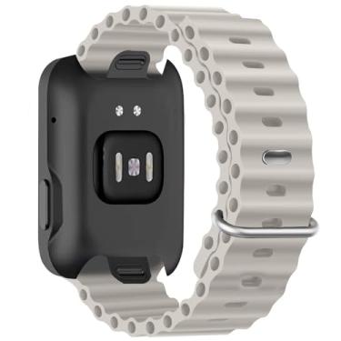 Imagem de Pulseira esportiva de silicone Ocean - compatível com Apple Watch Ultra 2/Ultra de 49 mm, 45 mm e 44 mm, unissex, respirável, macia e impermeável para iWatch Ultra 2, iWatch Ultra série 10 de 46 mm SE