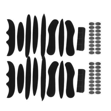 Imagem de Acessório de capacete de 1 PC GRCFUMO, intercomunicador de comunicação de capacete de motocicletas, 2 Definir Bicycle Electric Bike Helmet Liner Lining Hook Loop Sponge