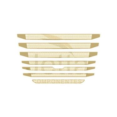 Imagem de Aplique Mascara Grade Para Scania G S5 Dourado Jogo - Venka