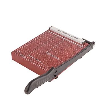 Imagem de Marhynchus Cortador de Papel Manual Precisa Corte Limpo A5 Trimmer Com Vida útil Longa para Escritório, Máquina de Corte de Papel Resistente (Madeira)
