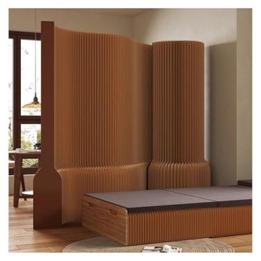 Imagem de Biombos e Divisórias Divisória De Ambiente Retrátil E Flexível, Tela De Privacidade Dobrável, Divisória De Tela Portátil Para Separação De Ambientes, Divisória De Parede Para Escritório E Loja(5~6mx2.