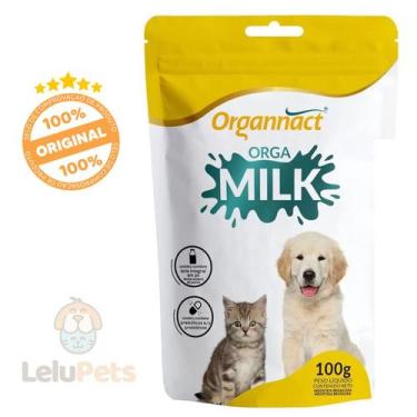 Imagem de Suplemento Leite para Cães e Gatos Filhotes Orga Milk 100g - Organnact