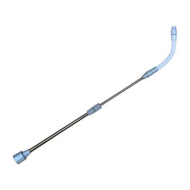 Imagem de Whtkoph Bico de Pulverização Ajustável de 62 Cm, Extensível, Adequado para Regadores de Jardim de Alta Pressão, Bico Universal Multiuso para Lavagem de Janela, Cinza, Tamanho real