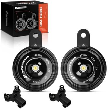 Imagem de A-Premium Buzina de disco compatível com Chevrolet Malibu, Cruze, Camaro, Captiva, Aveo e Ford Focus, Edge, Mustang, Fiesta, Mondeo, Kuga e Volvo XC60, XC90, S60L, S80L, C70, V60, C30, S40 e Buick