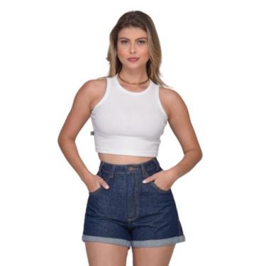 Imagem de Shorts Feminino Jeans Mom Amaciado Razon Jeans, 42