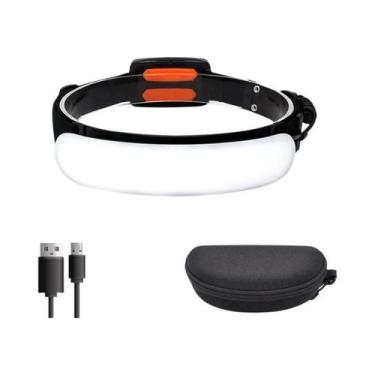 Imagem de Lanterna De Cabeça Recarregável À Prova d'Água Com 31 LEDs USB Portáti
