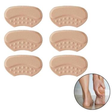 Imagem de 3 Pares Protetor De Calcanhar Autoadesivo Almofada Confortável Para Sa