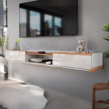 Imagem de Bancada suporte Lukasa off white new/jequitiba - Mais de Casa