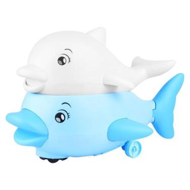 Imagem de Brinquedo de banho de golfinho de jato de água de indução elétrica inf