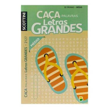 Imagem de Livro - Scottini Caça-Palavras Letras Grandes (32p) N.2127 (Médio)