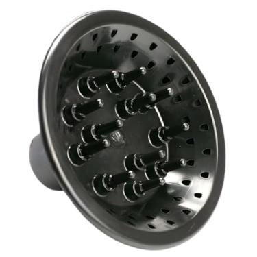 Imagem de Difusor De Ar Para Secador Universal Profissional Definidor Cachos Cabelo Vários Modelos Preto