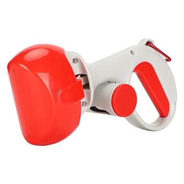 Imagem de GLOGLOW Scooper para cocô de Cachorro, Limpador de Resíduos Portátil de Plástico Com Dispensador de Saco para Passear e Acampar Com Cães (Tamanho pequeno vermelho)