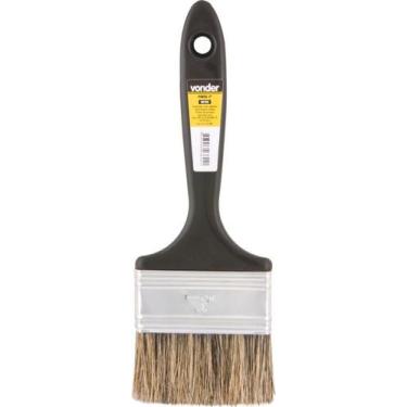 Imagem de Pincel 4 Cerdas Gris Cabo Plástico Tintas Latéx Acrí Vonder