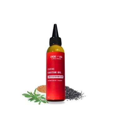 Imagem de Óleo de tratamento capilar Uhuru Naturals 120mL Chebe Castor