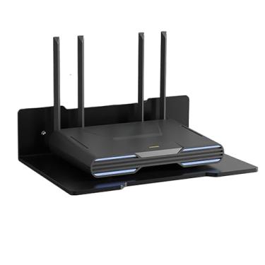 Imagem de Folemah Prateleira flutuante montada na parede, prateleira flutuante de liga de alumínio de 3 mm de espessura, ideal para quarto, sala de estar, banheiro, cozinha, escritório e muito mais